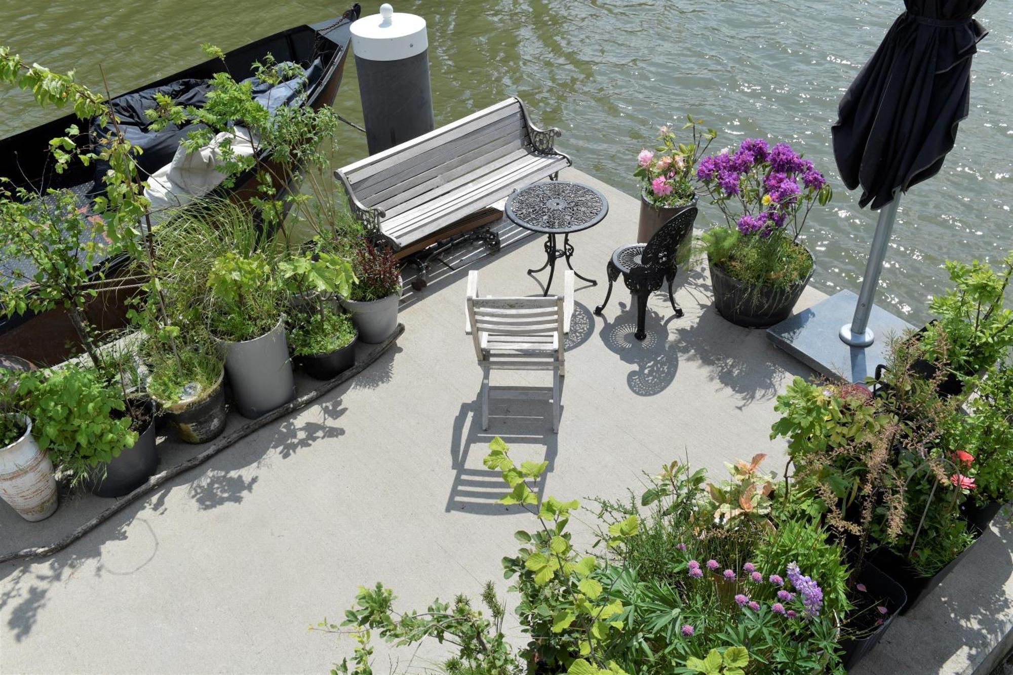Wheelhouse Euphrate Houseboat Diemerbrug Exterior foto